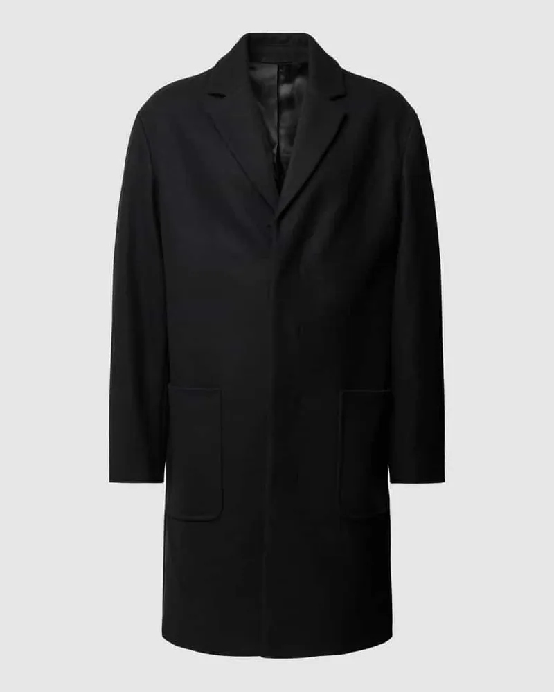 Calvin Klein Mantel mit Woll-Anteil Black