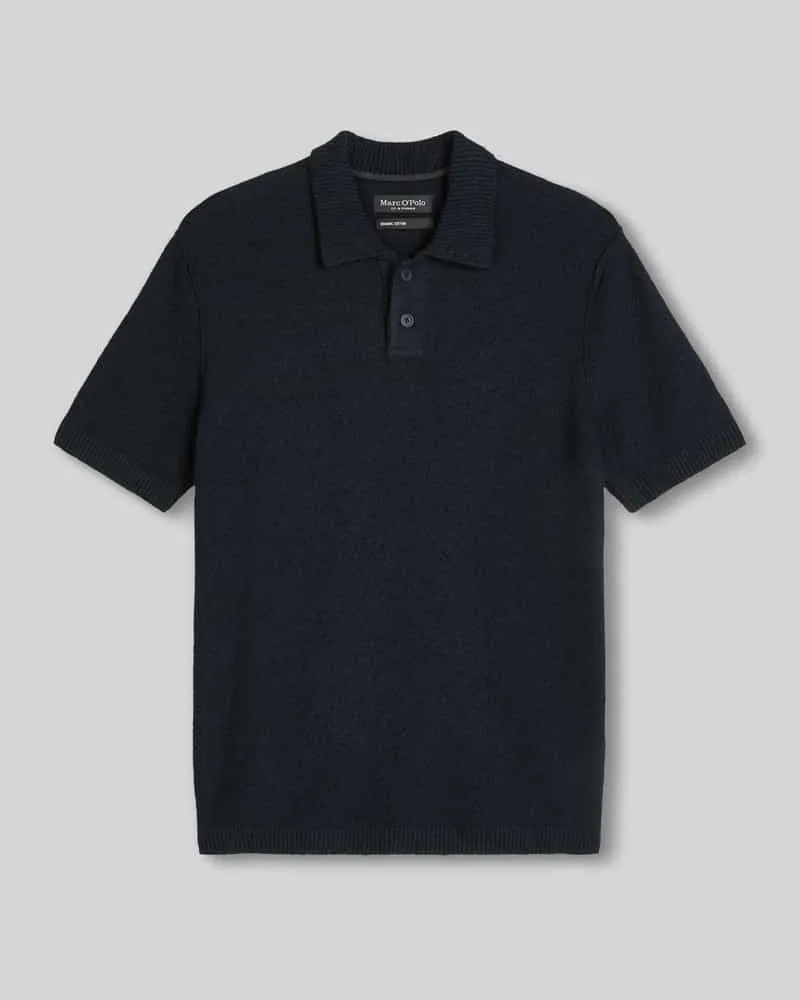 Marc O'Polo Regular Fit Poloshirt aus Baumwoll-Mix Marine