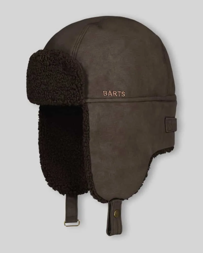 Barts Mütze mit Ohrenklappen Modell 'JOACK BOMBER Dunkelbraun