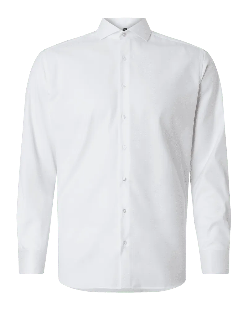 Eterna Regular Fit Business-Hemd mit Haifischkragen Weiss