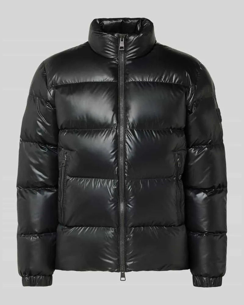 Tommy Hilfiger Regular Fit Daunenjacke mit Steppnähten Black