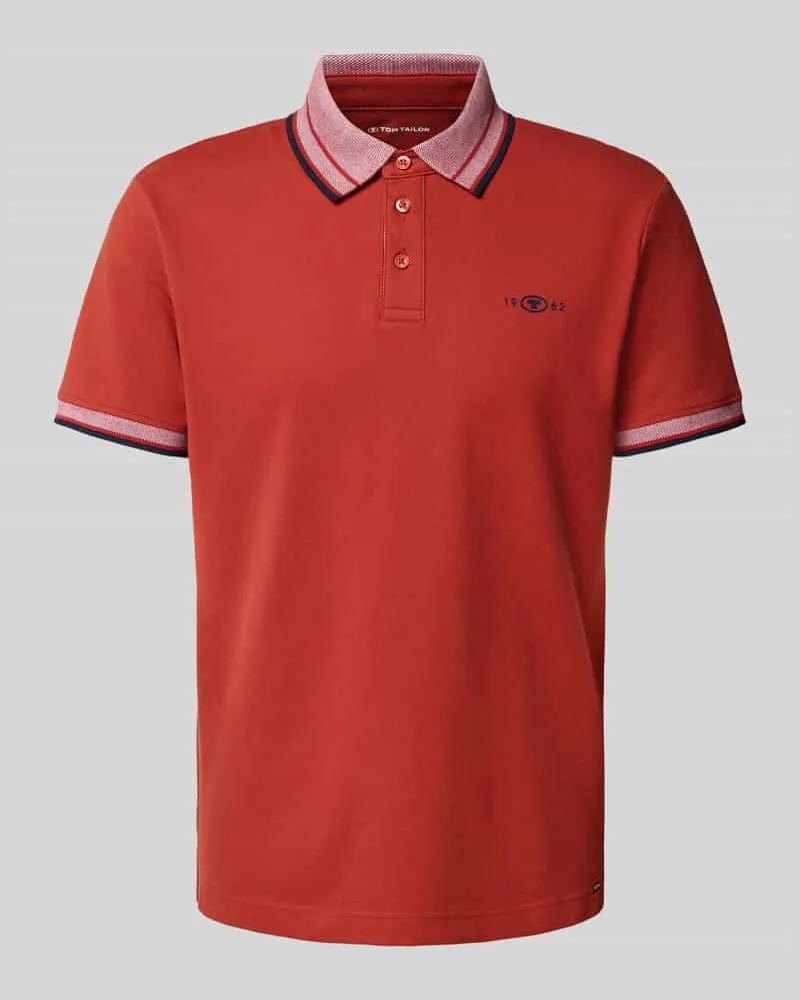 Tom Tailor Regular Fit Poloshirt aus Baumwoll-Mix 