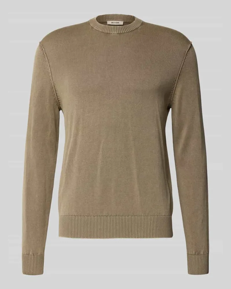 Only & Sons Regular Fit Pullover aus reiner Baumwolle Modell 'GARSON Beige