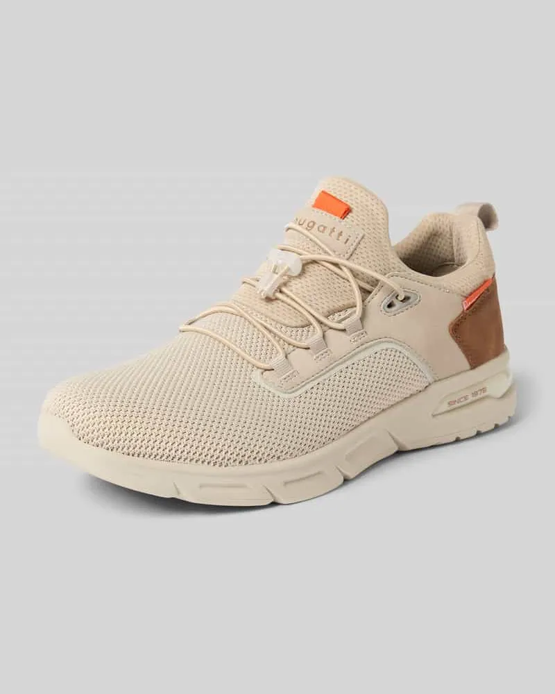 Bugatti Sneaker mit Schnürverschluss Modell 'Nubola Beige
