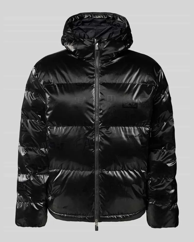 EA7 Steppjacke mit Zweiwege-Reißverschluss Black