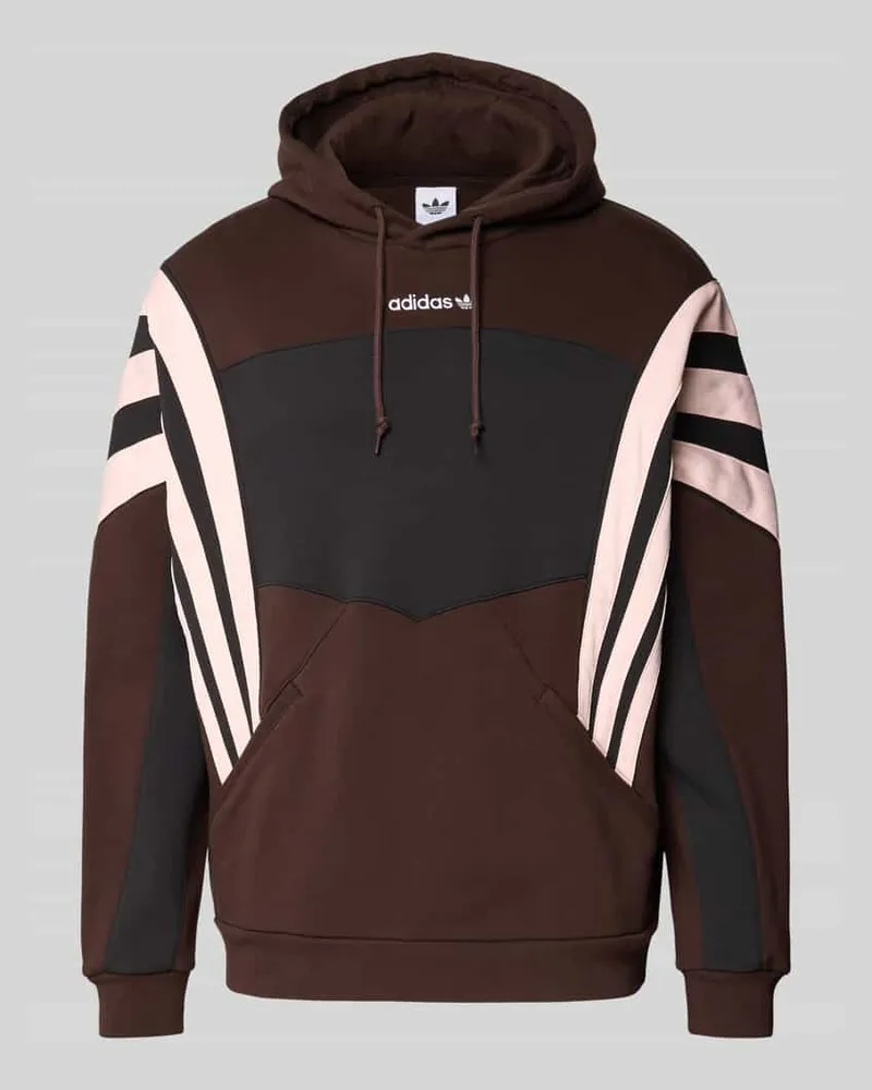 adidas Hoodie mit Kapuze Dunkelbraun
