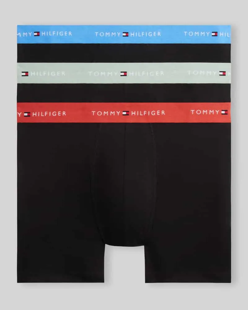 Tommy Hilfiger Trunks mit Logo-Bund Black