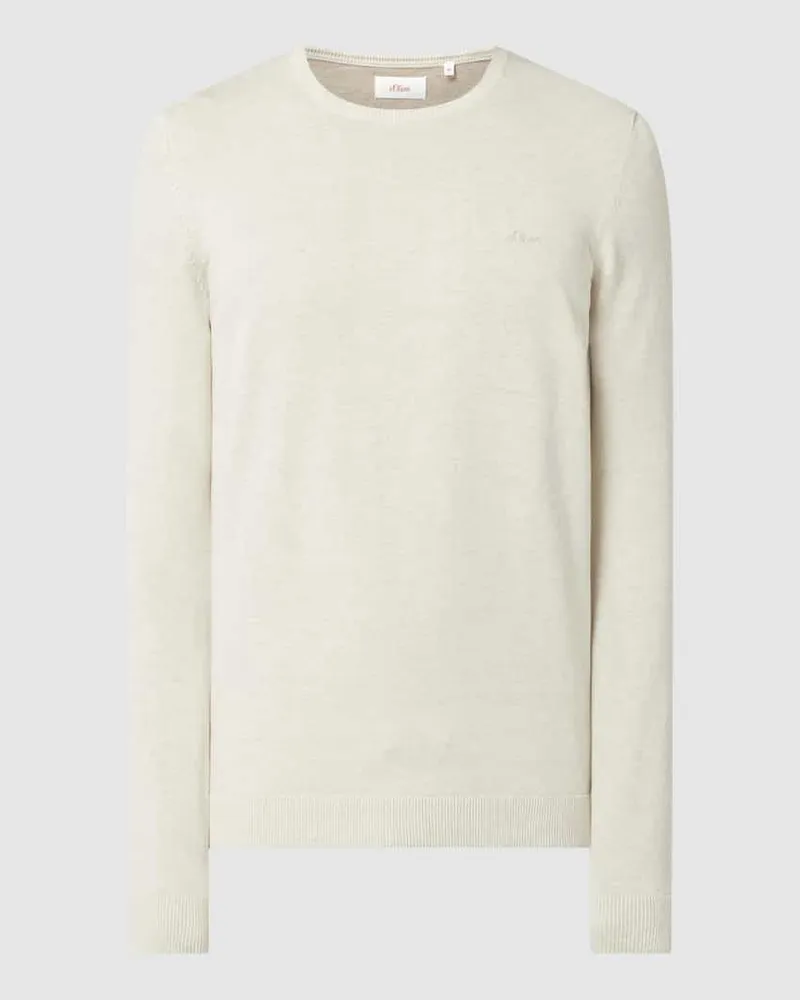 S.Oliver Pullover aus Baumwolle 