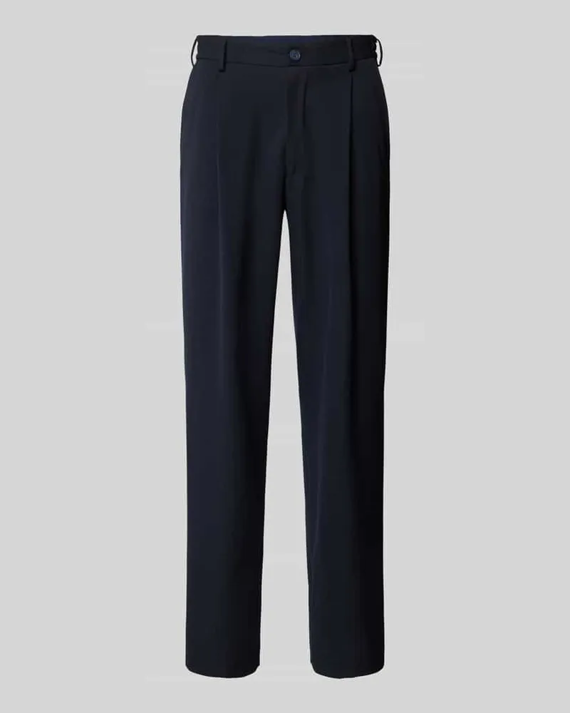 Selected Homme Loose Fit Bundfaltenhose mit Gürtelschlaufen Modell 'FINN 
