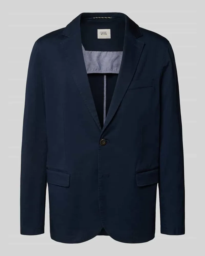Camel Active 2-Knopf-Sakko mit Reverskragen Marine