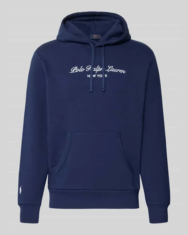 Ralph Lauren Relaxed Fit Hoodie aus Baumwoll-Mix Marine