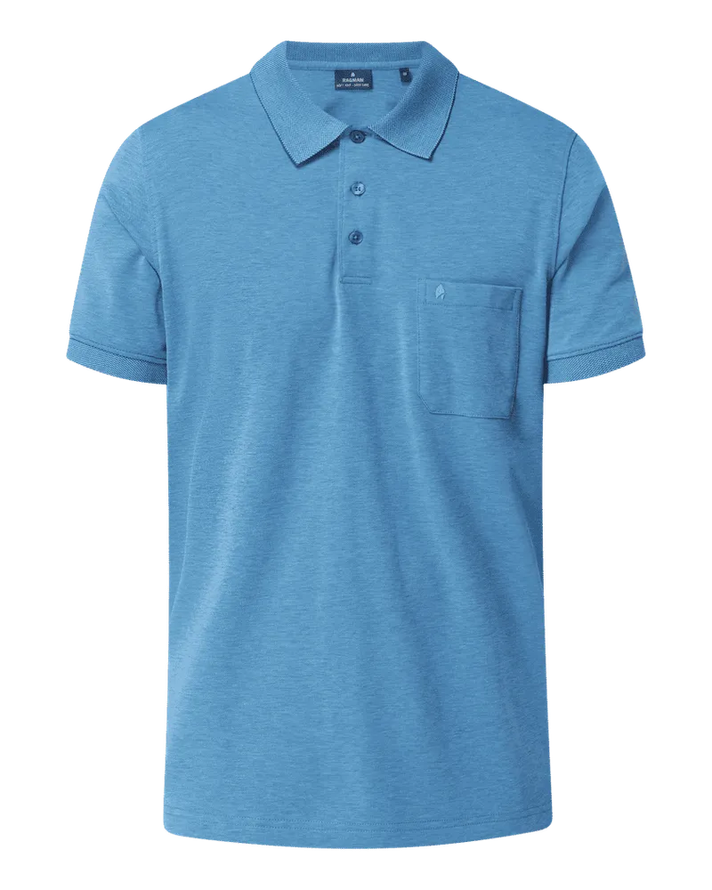 Ragman Regular Fit Poloshirt mit Brusttasche 