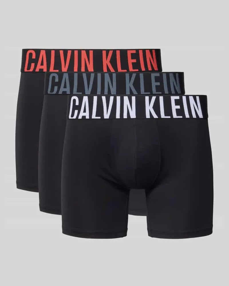 Calvin Klein Trunks mit elastischem Bund im 3er-Pack Black