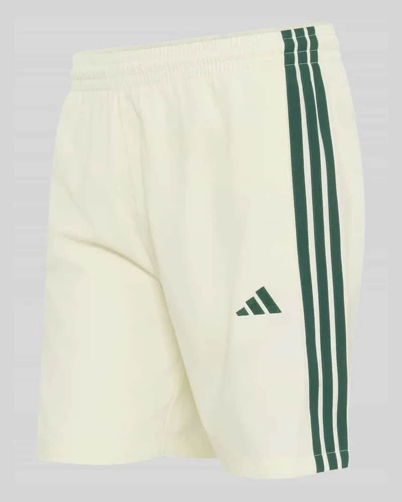 adidas Regular Fit Sweatshorts mit Seitenschlitz Offwhite