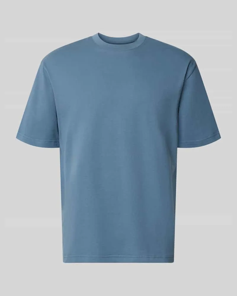 McNeal Regular Fit T-Shirt mit Rundhalsausschnitt Rauchblau