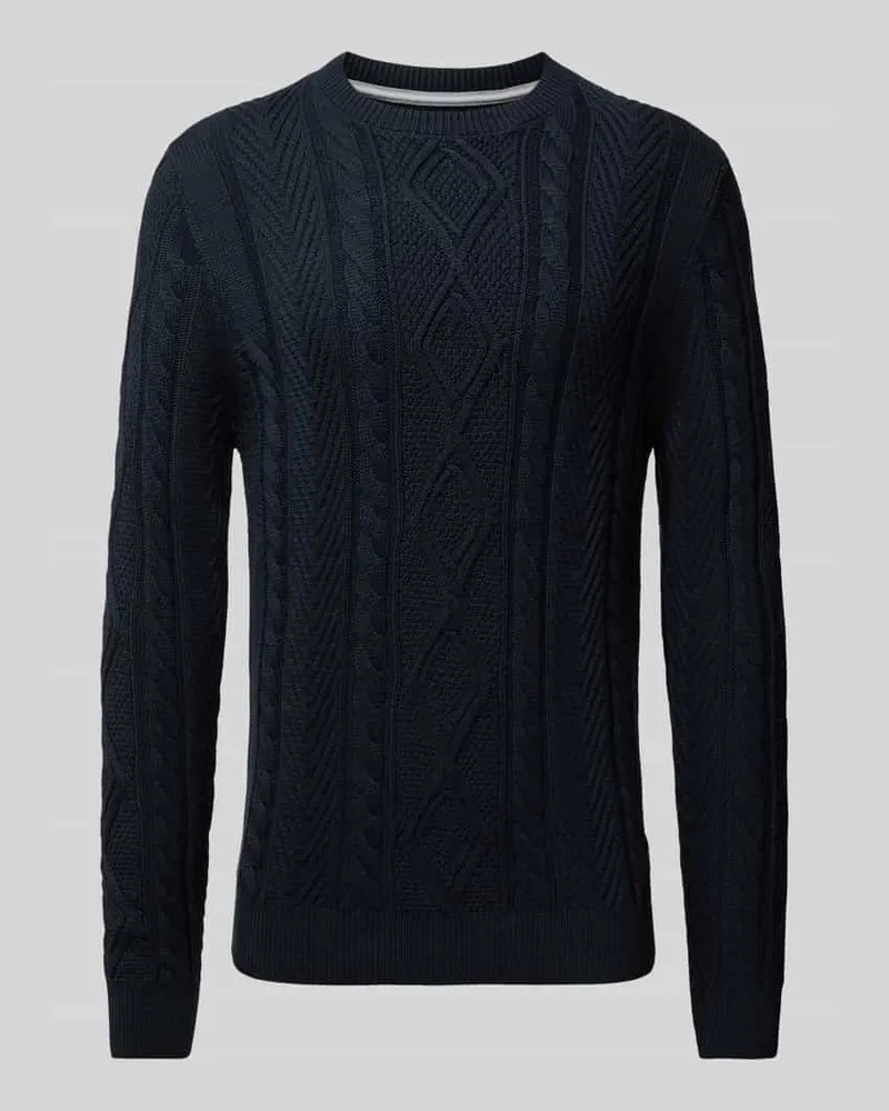 S.Oliver Regular Fit Strickpullover aus reiner Baumwolle 
