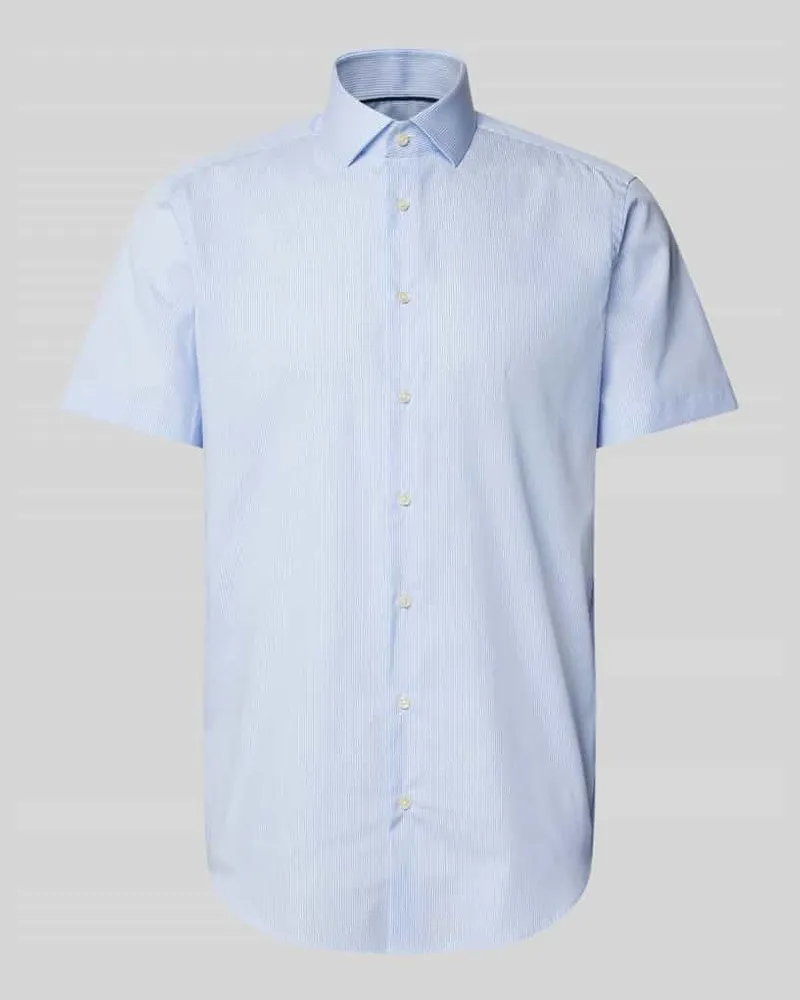 Christian Berg Regular Fit Business-Hemd mit Kentkragen Bleu