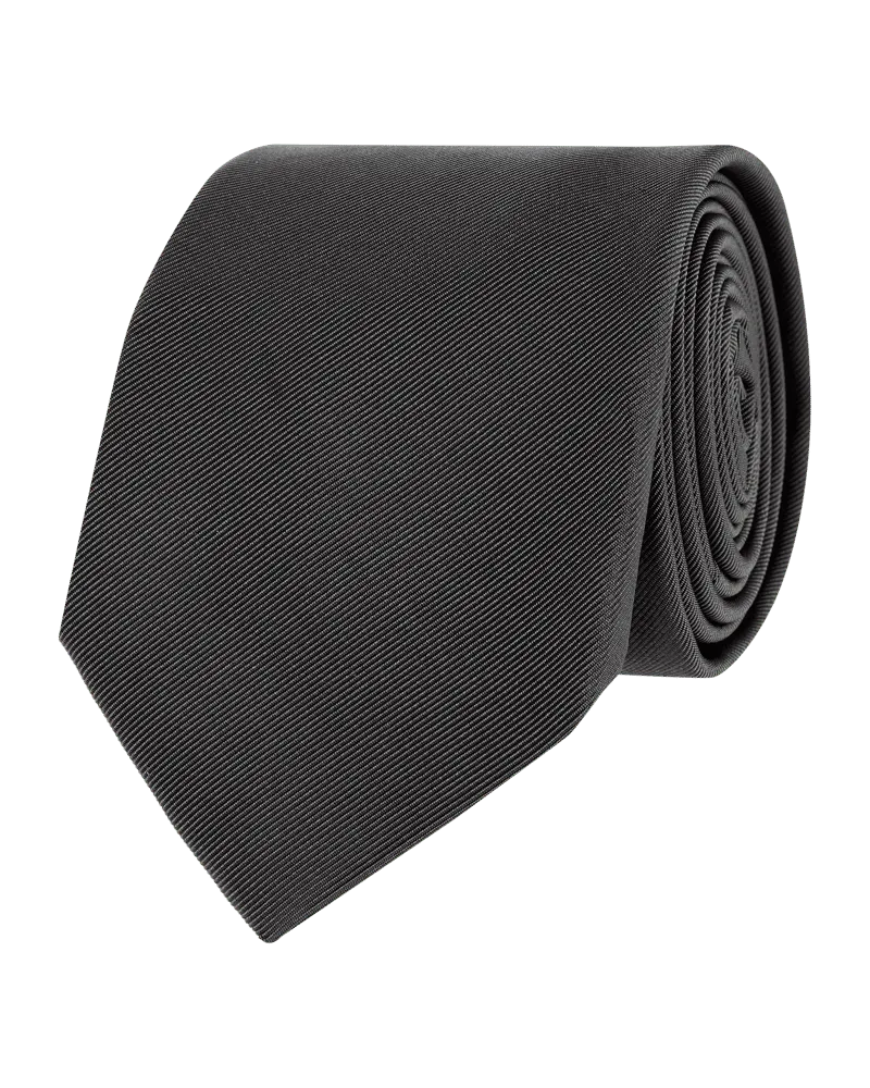 Blick Krawatte aus Seide in unifarbenem Design (7 cm 