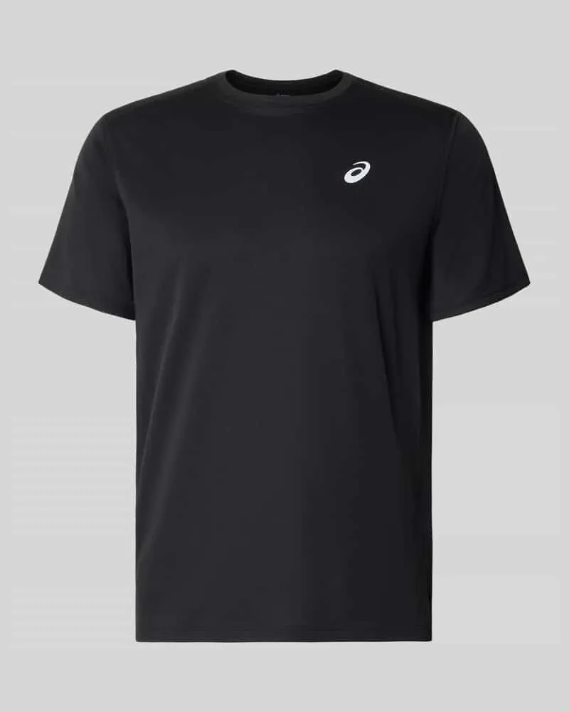 Asics T-Shirt mit Logo-Print Modell 'CORE Black