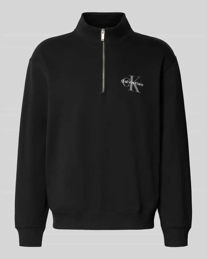 Calvin Klein Sweatshirt mit Stehkragen 