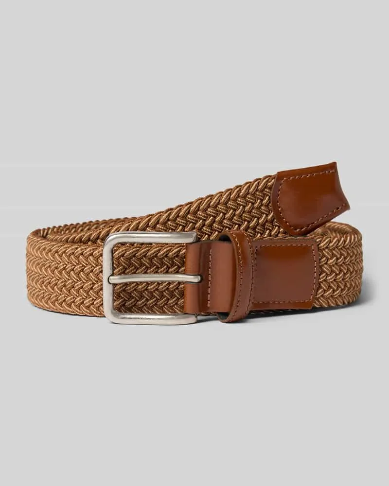 Lloyd Belts Gürtel in Flecht-Optik Modell 'Two Tone Mittelbraun