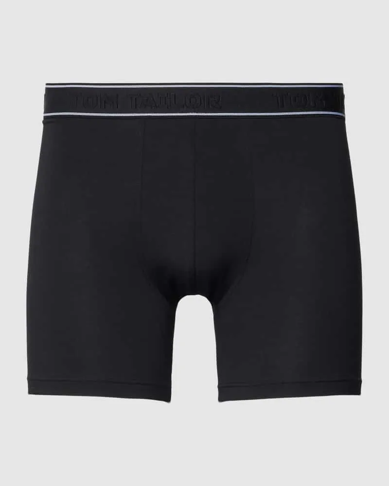 Tom Tailor Pants mit Label-Bund im 2er-Pack Modell 'VANCOUVER Black