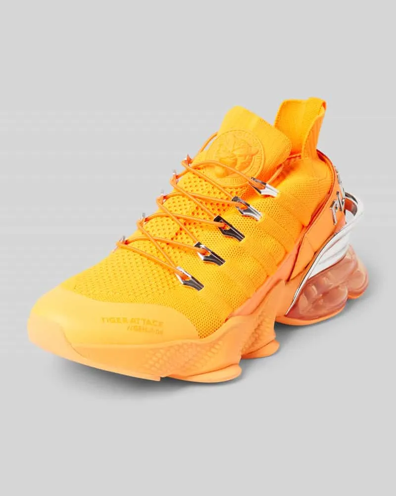 Philipp Plein Sneaker mit Label-Applikation Modell 'TIGER ATTACK Neon