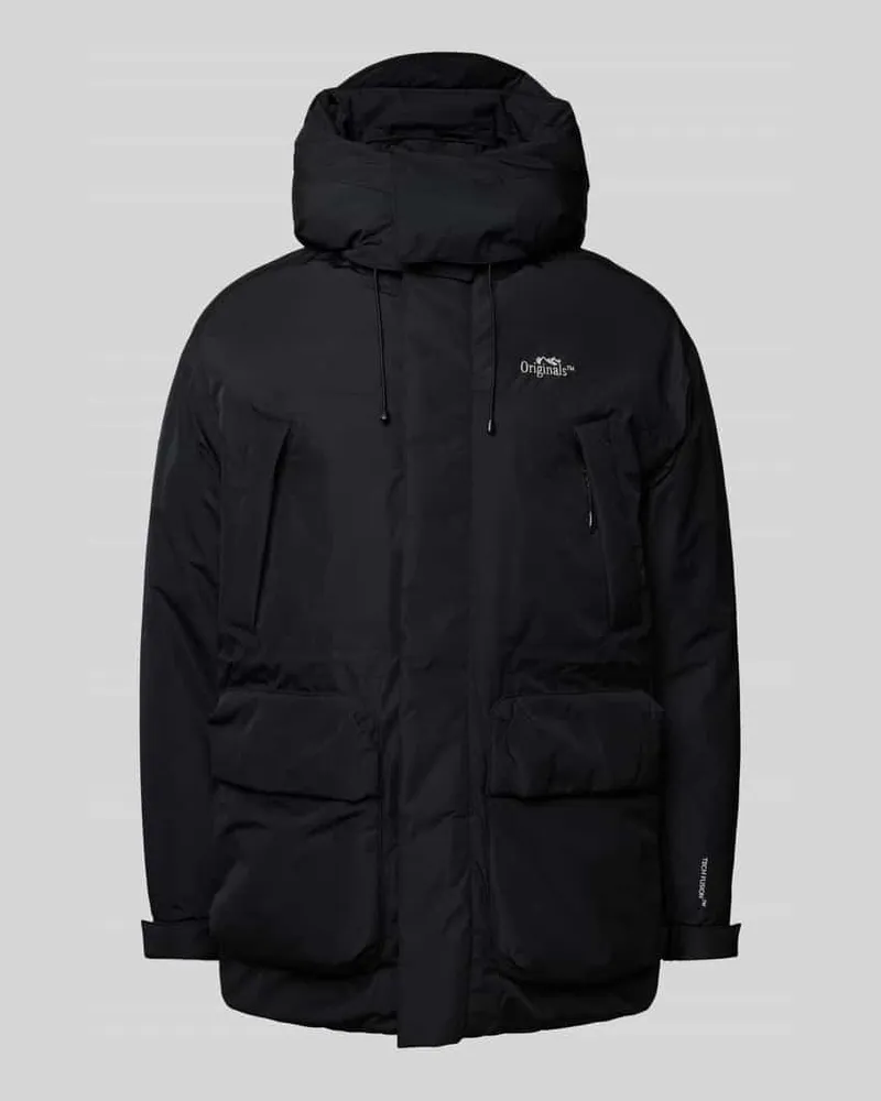 Jack & Jones Parka mit Stitching-Detail Modell 'JORKANI Black