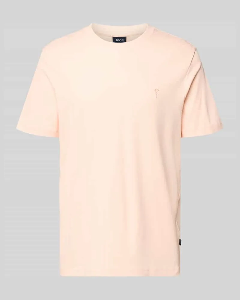 JOOP! T-Shirt mit Logo-Stitching Modell 'Priamo Apricot