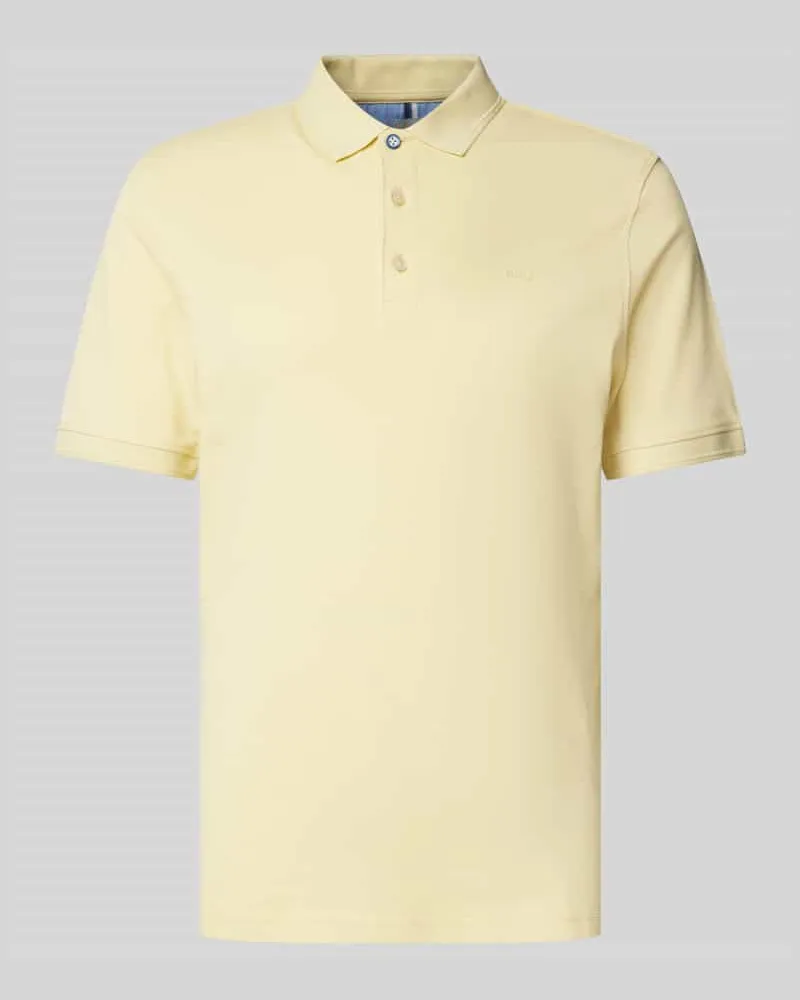Brax Regular Fit Poloshirt mit Label-Print Modell 'Pete 