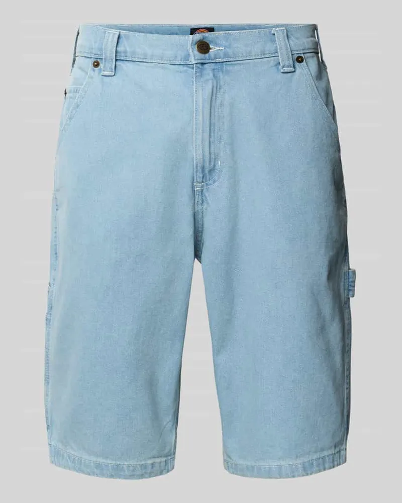 Dickies Jeansshorts mit Eingrifftaschen Modell 'GARYVILLE Jeansblau