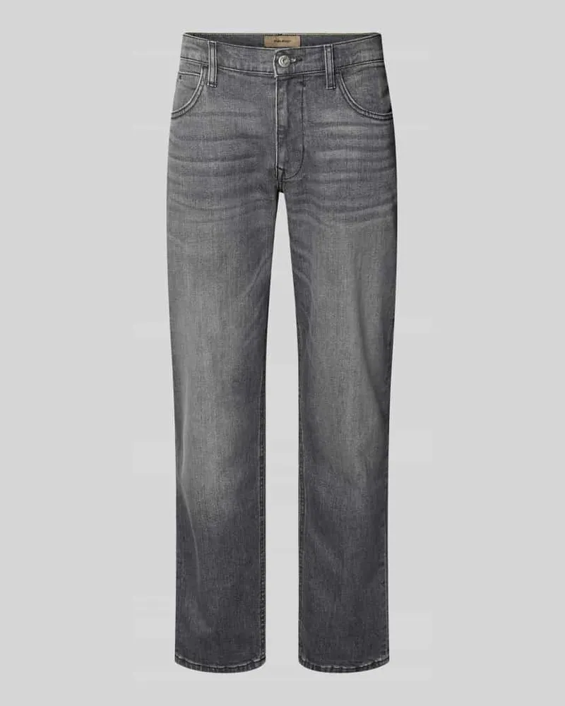 Blend Regular Fit Jeans mit Eingrifftaschen Modell 'ROCK Dunkelgrau