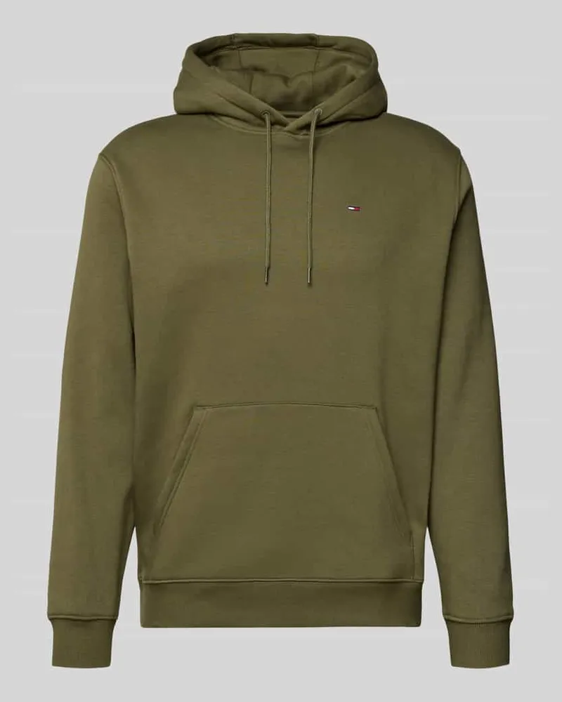 Tommy Hilfiger Regular Fit Hoodie aus Baumwoll-Mix Oliv