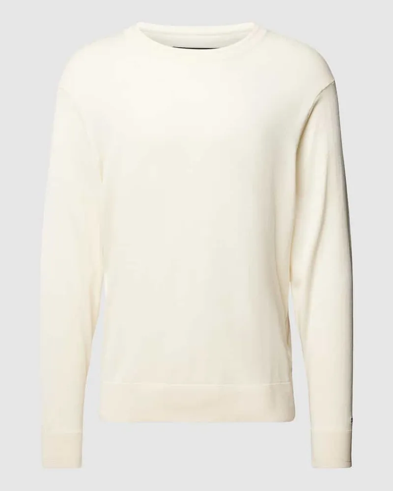 Tommy Hilfiger Strickpullover mit Rundhalsausschnitt 