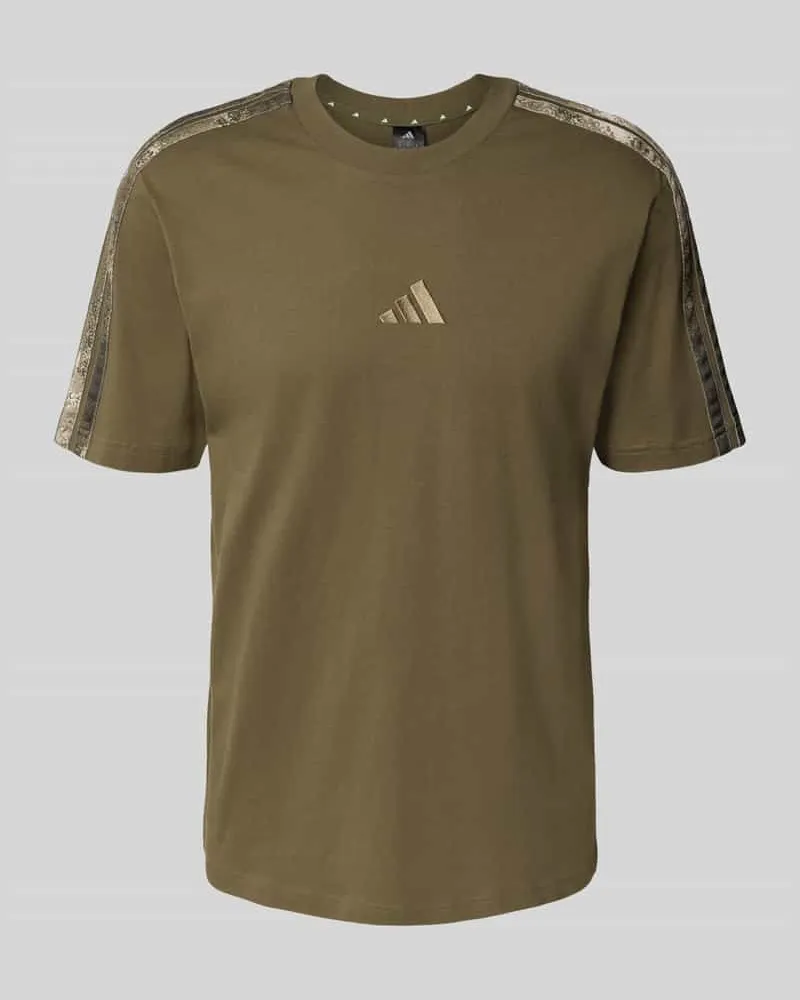 adidas T-Shirt mit Label-Stitching 