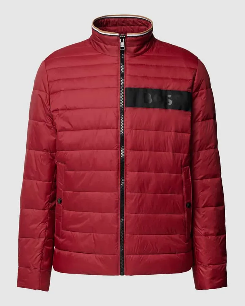 HUGO BOSS Steppjacke mit Stehkragen Modell 'Darolus Bordeaux