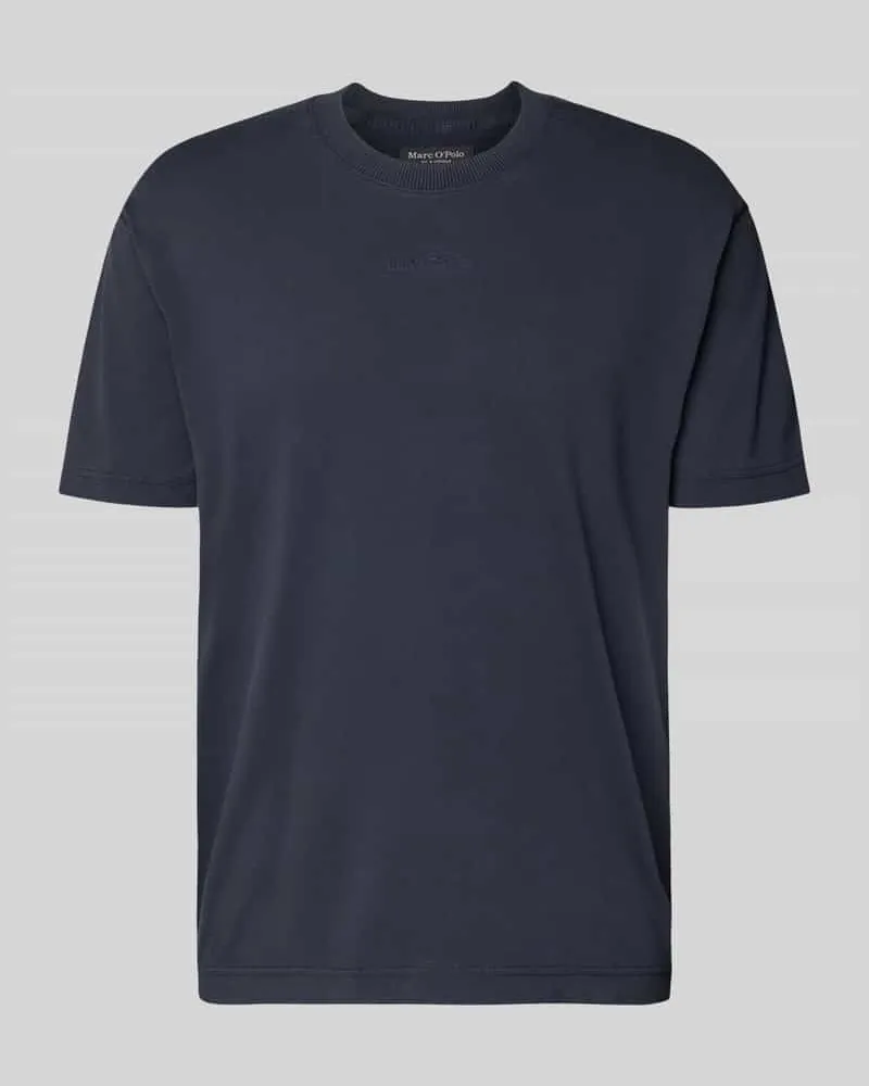Marc O'Polo Relaxed Fit T-Shirt aus reiner Baumwolle Marine