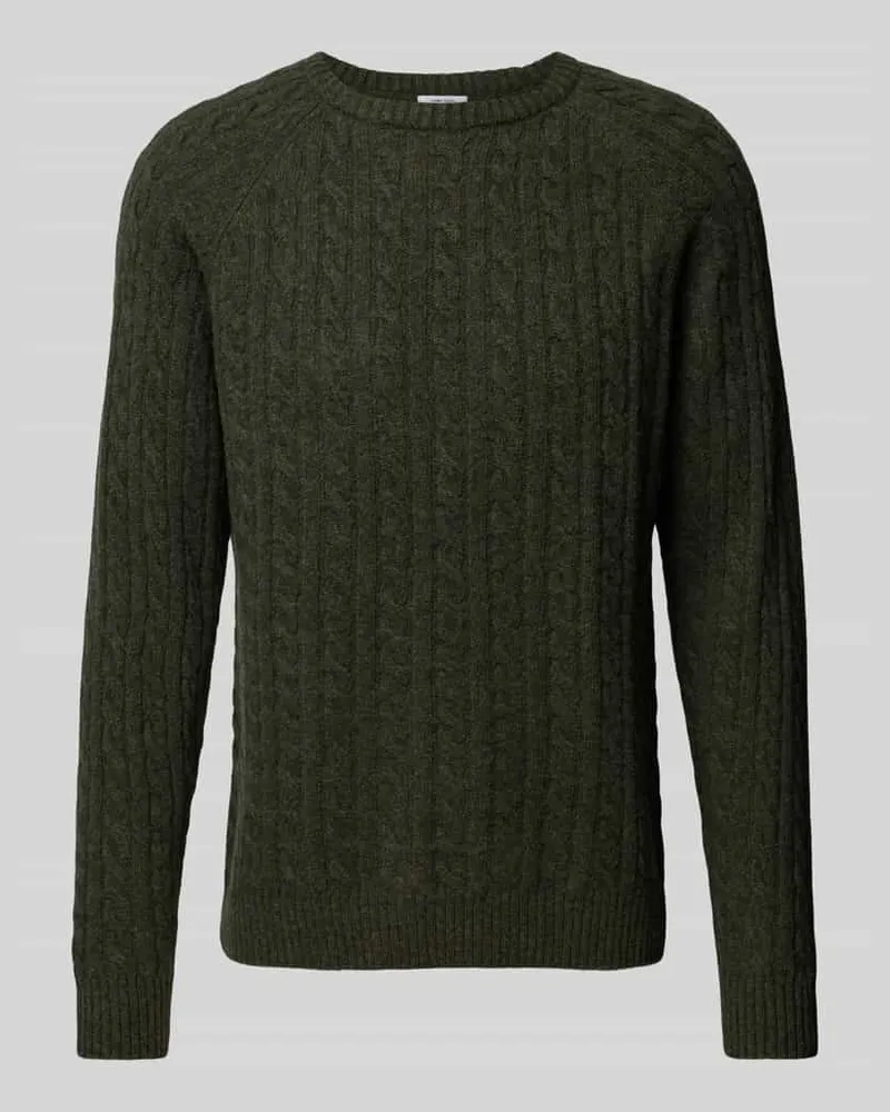 Lindbergh Strickpullover mit gerippten Abschlüssen 