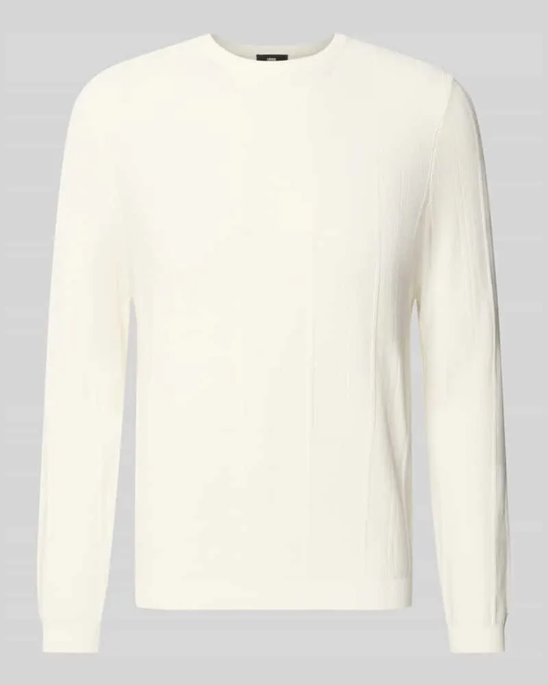 cinque Strickpullover aus Viskose-Mix Modell 'Goa Weiss