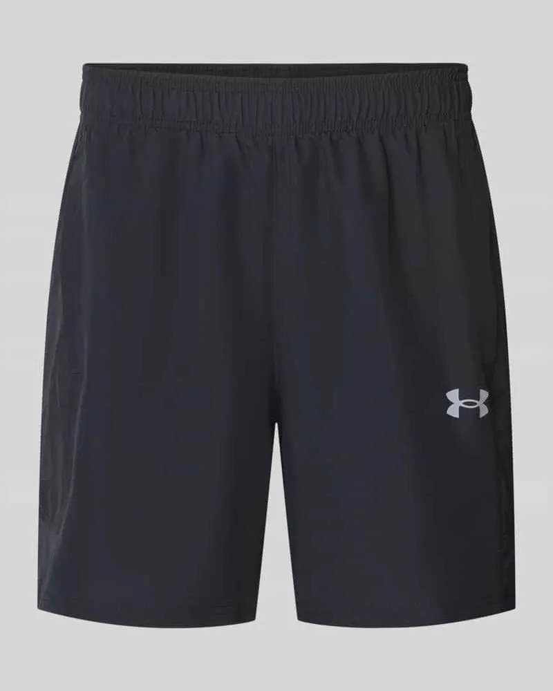 Under Armour Regular Fit Sportshorts mit elastischem Bund Modell 'UTILITY Black