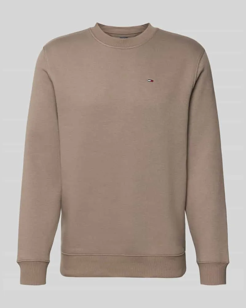 Tommy Hilfiger Regular Fit Sweatshirt aus Baumwoll-Mix Beige