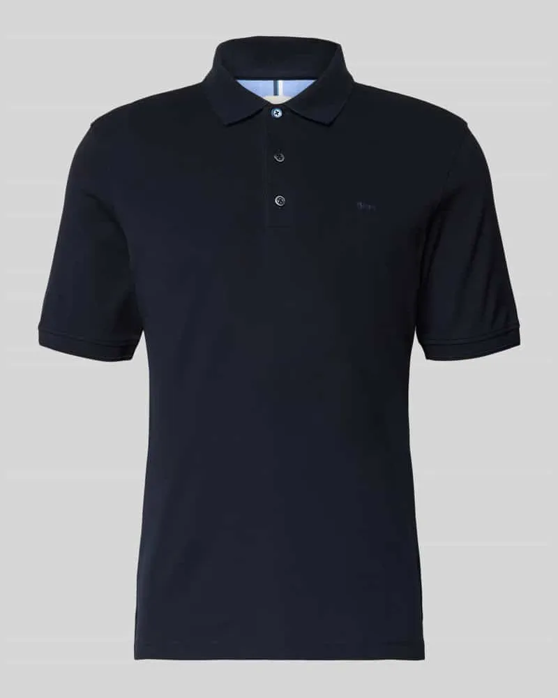 Brax Regular Fit Poloshirt mit Logo-Detail Modell 'Pete Marine