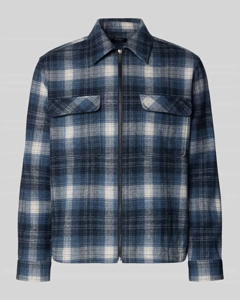 McNeal Regular Fit Hemdjacke mit Woll-Anteil Anthrazit