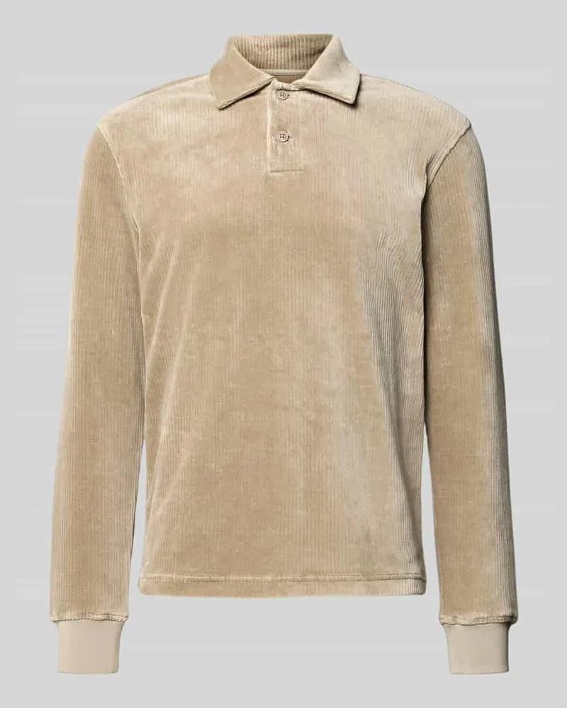 McNeal Sweatshirt mit Polokragen Mud