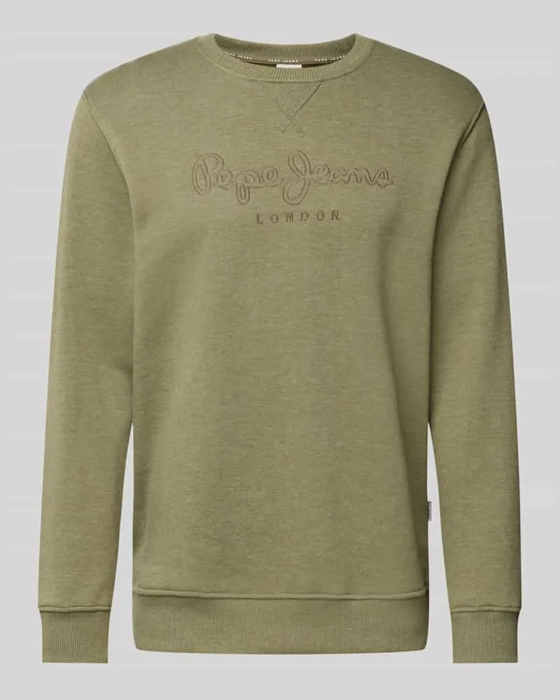 Pepe Jeans Sweatshirt mit Label-Stitching Modell 'Nouvel 