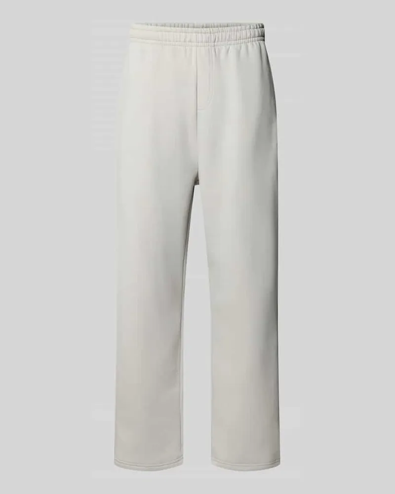 Urban Classics Straight Fit Sweatpants aus Baumwoll-Mix mit Eingrifftaschen Hellgrau
