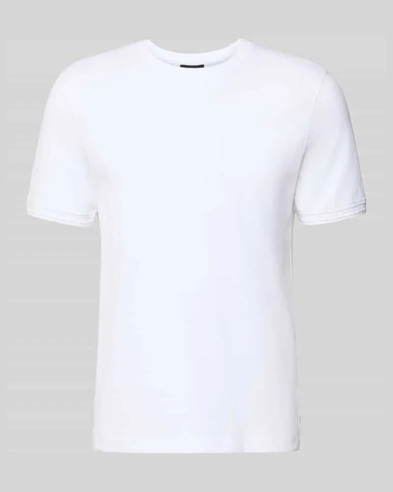 cinque Regular Fit T-Shirt mit Rundhalsausschnitt Modell 'Lao Weiss