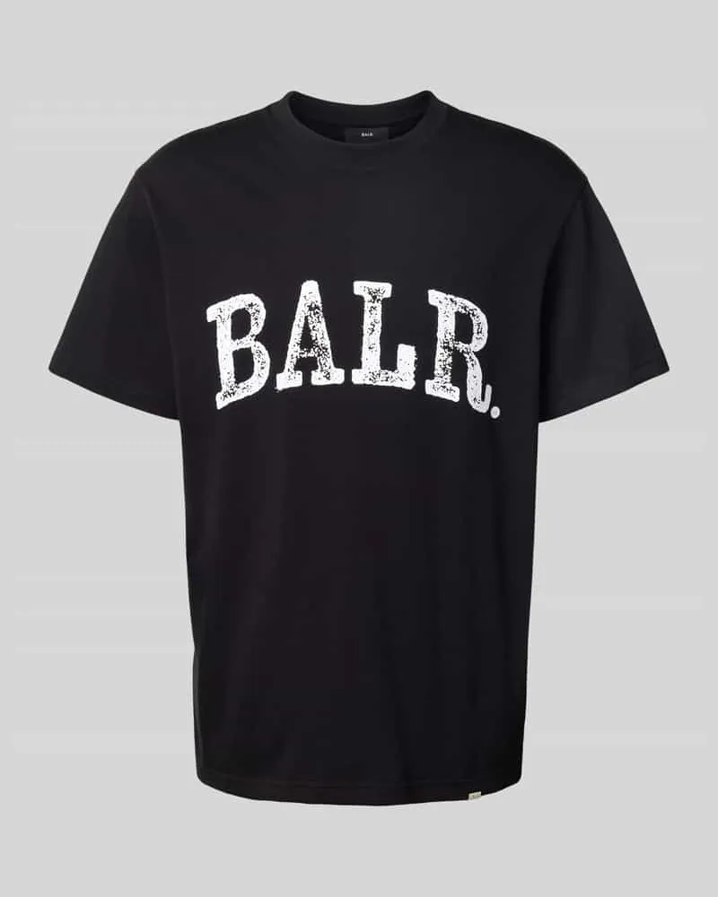 BALR. T-Shirt mit Logo und Rundhalsausschnitt 