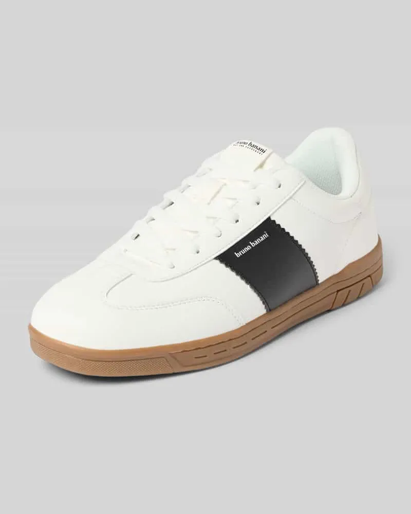 Bruno Banani Sneaker mit Schnürung und Gummisohle Modell 'FCO Weiss