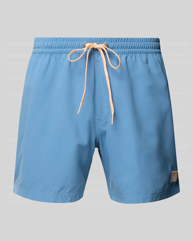 Quiksilver Badehose mit Label-Detail und elastischem Bund 